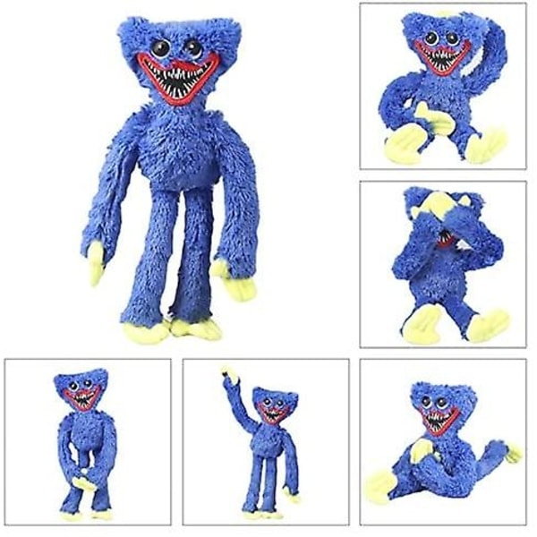 Plushleketøy, skrekkspilldukke for barns bursdag 15 tommer (klem Wuggy Blå)