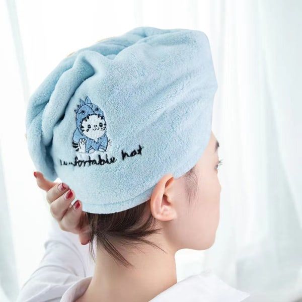 TG Hår Turban Ultra Absorberande, Snabbtorkande Hår Turban Mjuk, Anti-blå