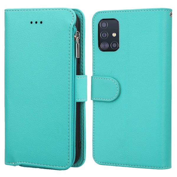 TG Samsung Galaxy A51 - Praktisk Plånboksfodral Grön