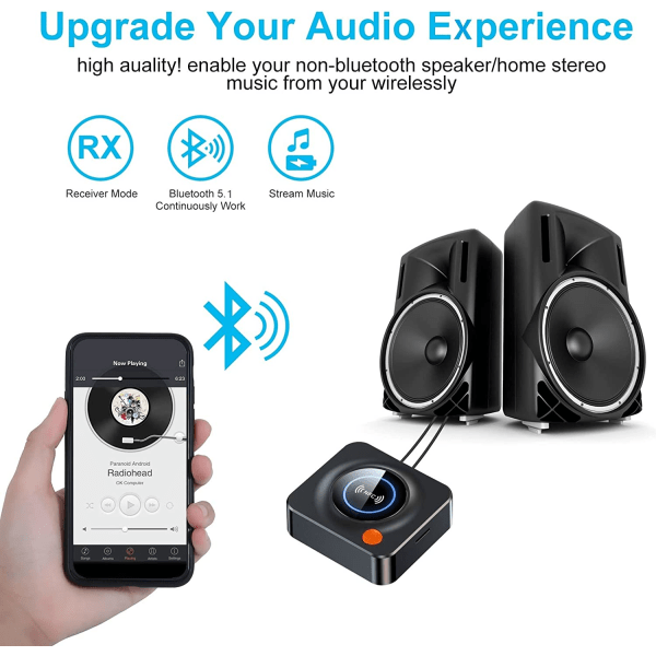 Bluetooth 5.1-modtager, Bluetooth lydadapter med