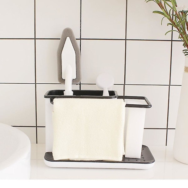 CNE Oppvaskbenk Caddy Organizer, svampstativ Kompatibel