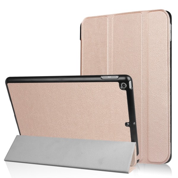 iPad 9,7" (2017 / 2018) Slim fit tri-fold fodral - Rose Gold Guld