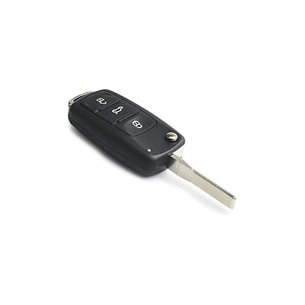 Korvaava kokoontaitettava auton avaimen kuori VW Volkswagen Golf Mk6 T1guan Polo Passat CC Seat Skoda Octavia 3 napille