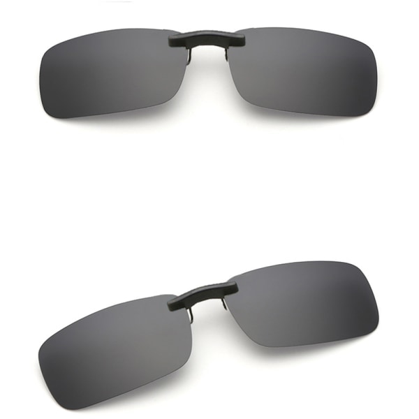 TG Effektfulde Clip-on Solbriller Polariseret Brun