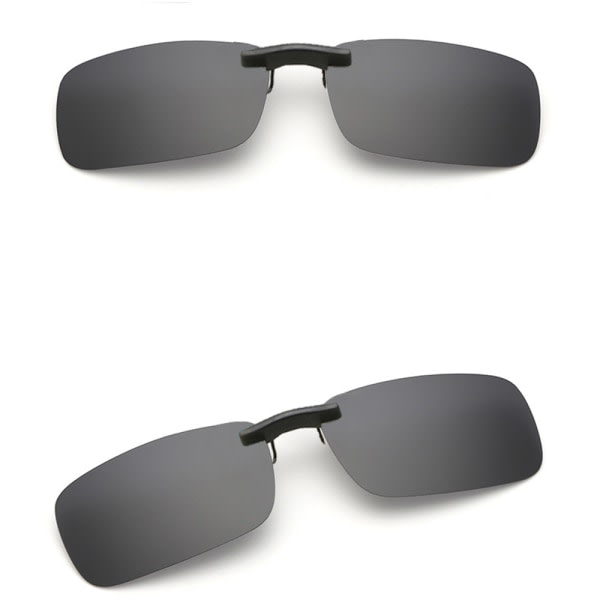TG Effektfulla Clip-on Solglasögon Polarized Brun