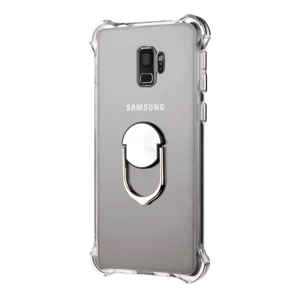 TG Tehokas Silikonkuori Renkaalla - Samsung Galaxy S9 Kulta