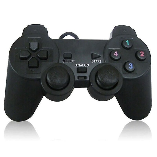 USB PC Dator Trådbunden Gamepad Spelkontroll Joystick Rocker LR Game Remote Leksak