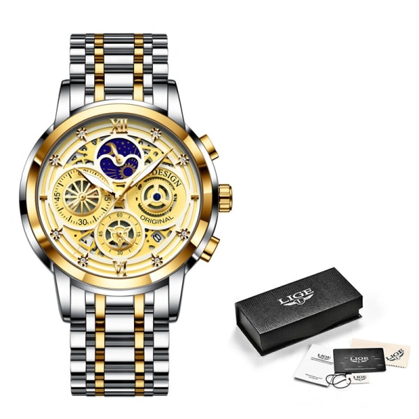 2022 Ny Creative Watch Klocka Stålband Vattentät