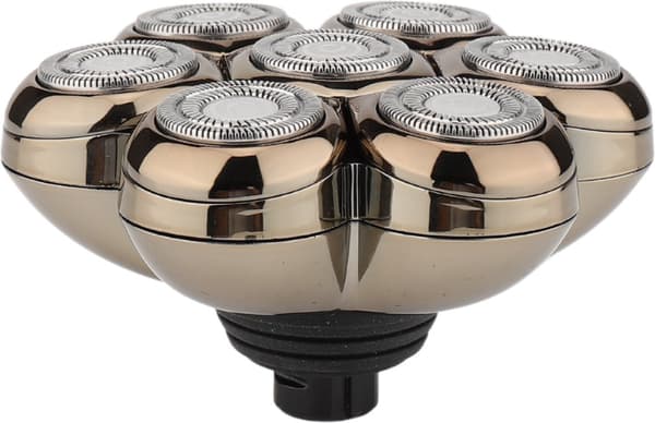 Magnetiskt ersättningsskärhuvud med 7 blad för män, kompatibelt med SkullSharp PRO MAX 6-i-1 MS-686 MS-687