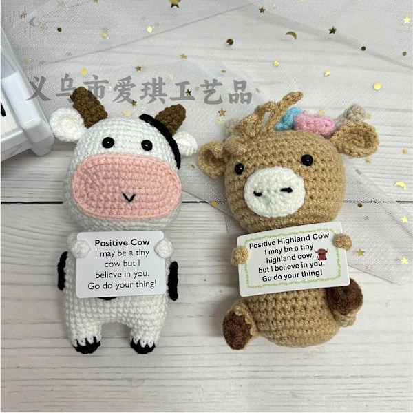 Amazons bästsäljande ull Emotional Support groda handvirkade ornament positiv energi kort Hamburger 1