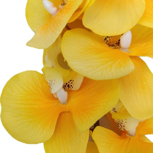 2 stk. Kunstige Orkide Stængler Real Touch Orkide Højde Falsk Phalaenopsis Blomst Kunstig Blomst til Hjem Bryllup Blomsterdekoration
