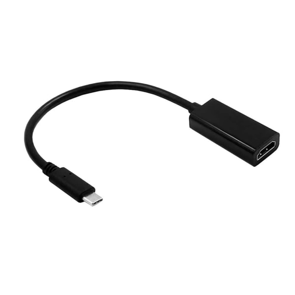 TG USB-C - HDMI-sovitin - Svart Svart