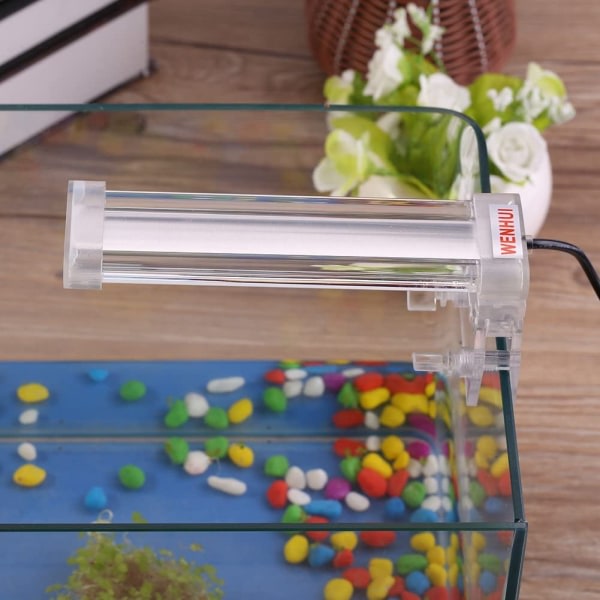 Justerbar Klemmelampe Akvarium Belysning Blød Arm Glaslys