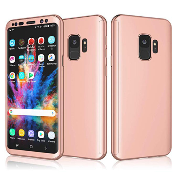 TG Stødabsorberende (FLOVEME) Dobbelt Skal - Samsung Galaxy S9 Rose Gold