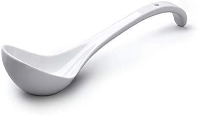 T366 Traditionell Porslinsslev för Sås och Soppa, 27cm  u2013 Vit Vit Slev Vit Slev Vit Slev