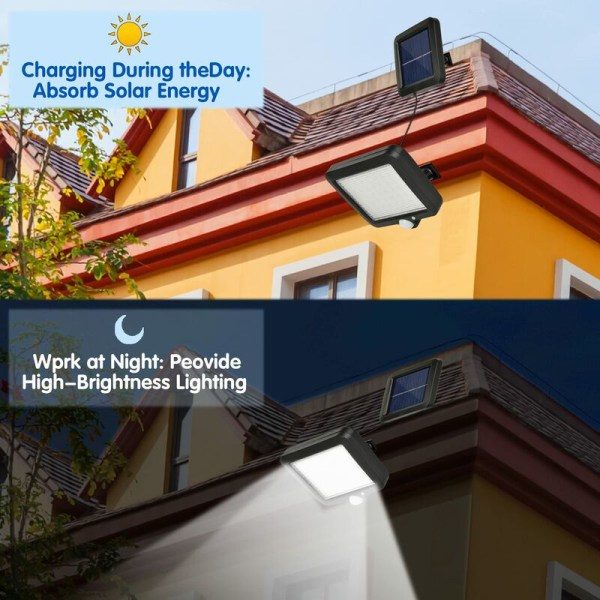 Galaxy Solcelle Spotlight med Bevægelsessensor Spot Lampebelysning Led Udendørs Solcelle Lampe Udendørs Bevægelsessensor 【3 stk】
