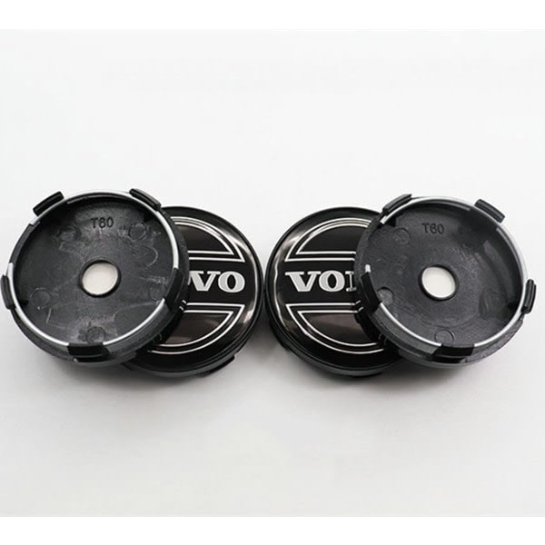 4 delar 60 mm Auto Center Caps Navkapslar för Volvo S40 S60L S80L X