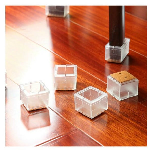 10 st nr 8 Anti-Slip Bordsfotsmatta Anti-Slip Gummi Möbelmatta Golvskydd
