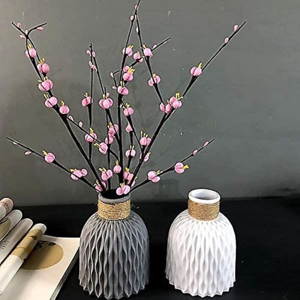 Blomstervaser i plast, hemmøbler dekorasjon Inredningstillbehør Sett med 1 vas