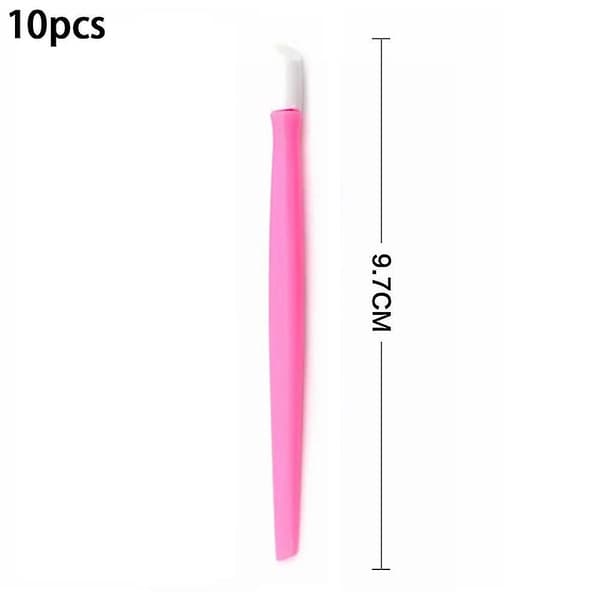 Manikyrklistremerke Press Stick, multifunksjonell plastpregestav