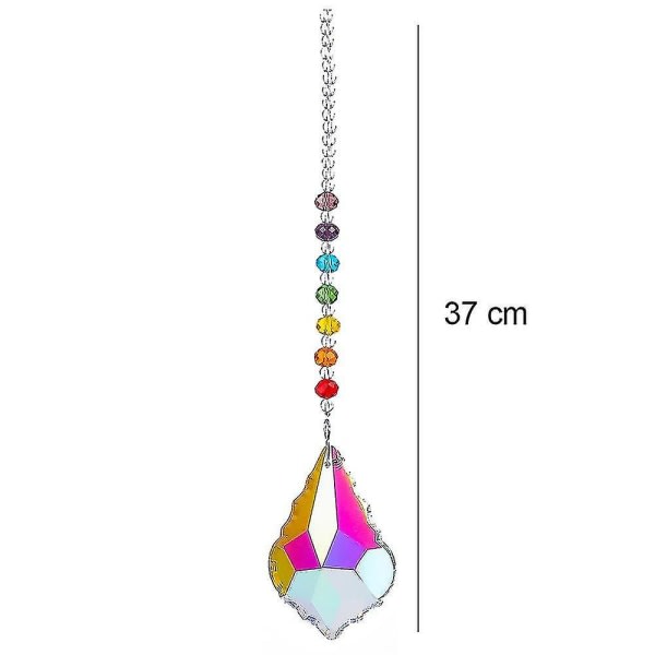 Galaxy Window Crystal Rainbow Ornament Solfanger med krystallheng (Engle Tårer)