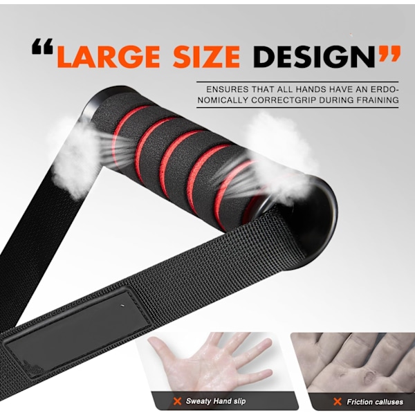 Workout Handles - Premium Replacement Equipment for Pilates, Yoga & Strength Training Ergonomic Pull Handles