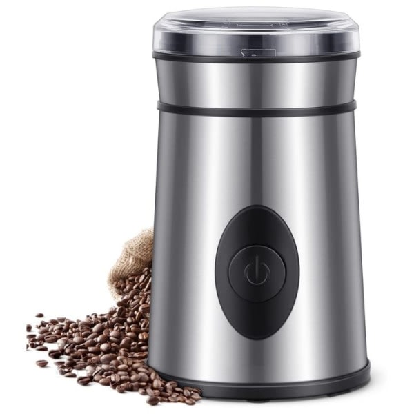 Kaffekvarn Elektrisk kaffekvarn med blad i rostfritt stål