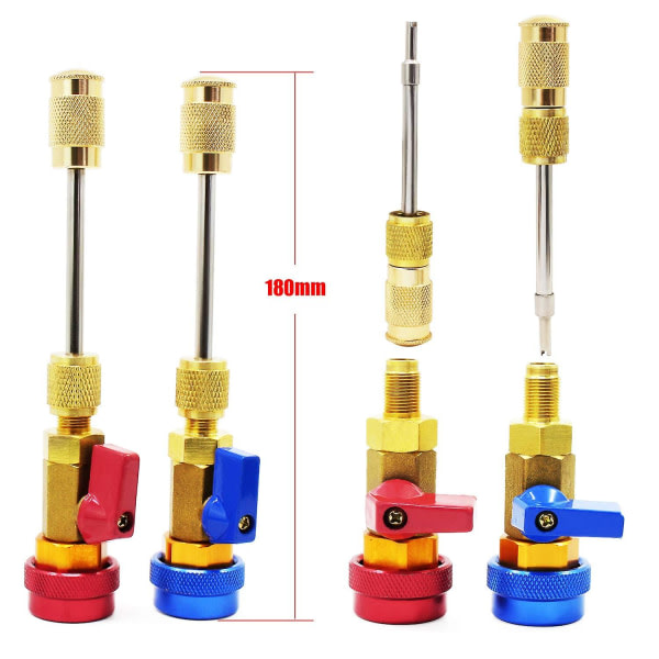 Demonteringsværktøj til fjernelse af kølemiddelventil til bilklimaanlæg
