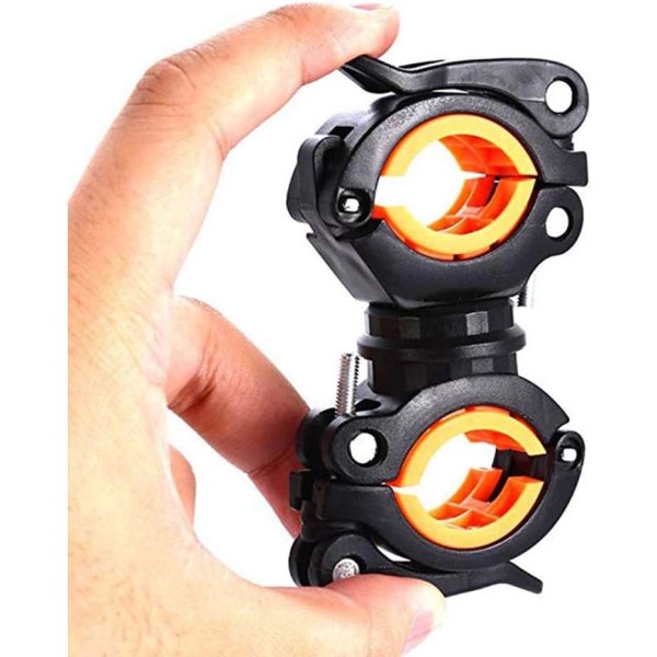 Cykel Lygte Holder Cykel Lygte Holder 360° Rotation Justerbar