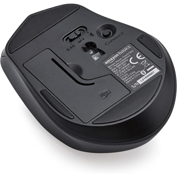 TG Knapp 2,4 GHz & trådløs Bluetooth mus – Svart