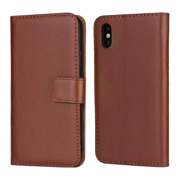 TG Stilfuldt Wallet Case (FLOVEME) til iPhone XR Brun