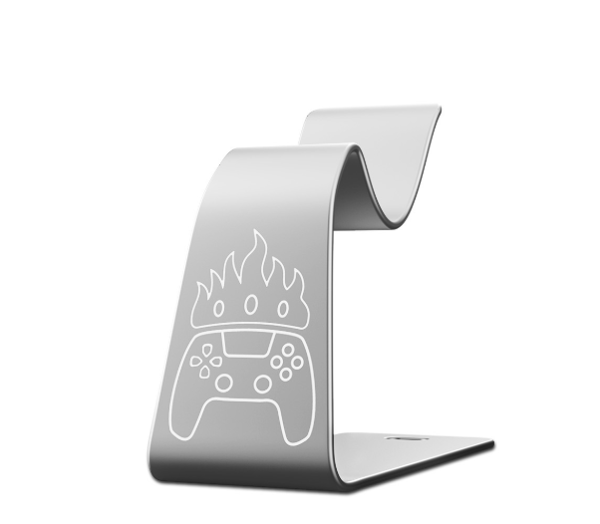 AMVR universelt spillkontrollerstativ for PS3/PS4/PS5/Xbox/Beton/NVIDIA-maskinvaredisplaystativ sølv—yux silver