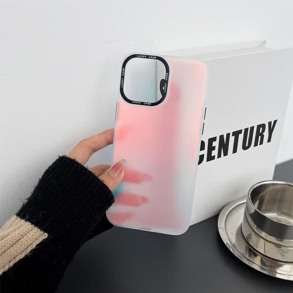 Mobiltelefoncover til iPhone 14 Pro, PC+TPU, med laserdiskofarvning