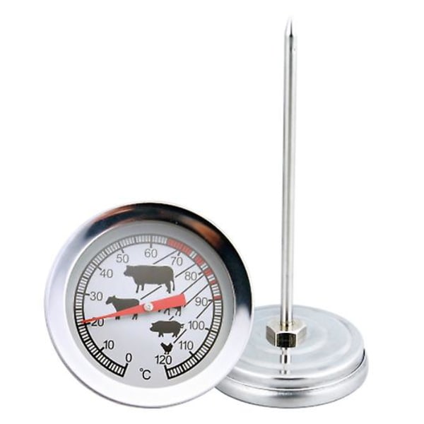 Matlagningstermometer Kjøkkentermometer Mattemperatur Grilltermometer i rustfritt stål