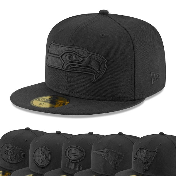 New Era 59Fifty Barn Caps - NFL BLACK NFL Lag - Perfekt Minnesota Vikings 6 3/4 - (54cm)