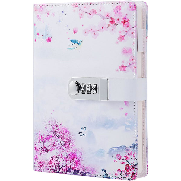 215x150mm Girl's Secret Notebook, personlig dagbog med kode, dagbog