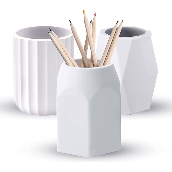 Silikonikynäpidike, 3 osainen geometrinen kynäpidike Creative Desi