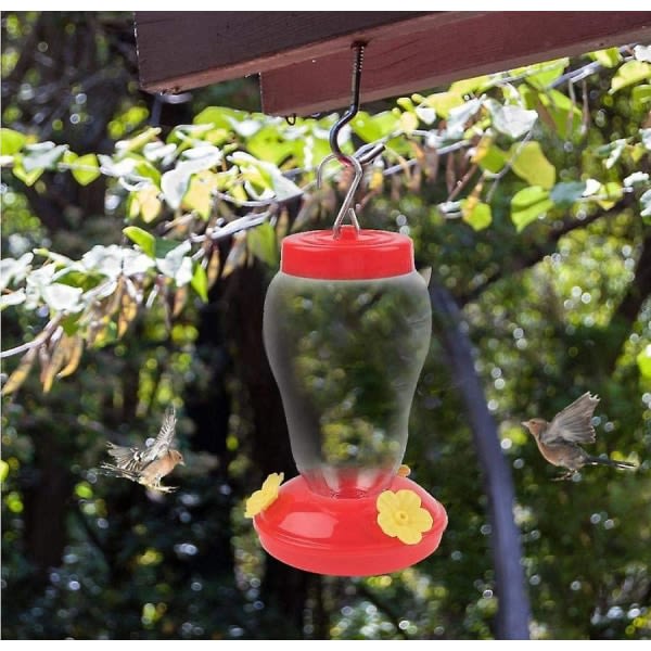 Plast Fågelvattenmatare flaska Hängande Hummingbird Matare Trädgård utomhus