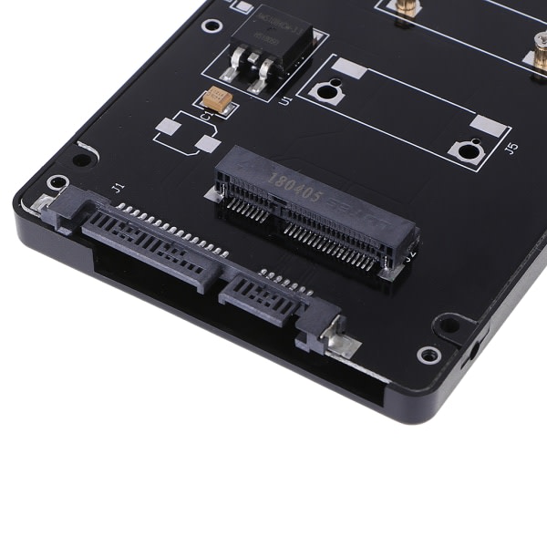 Högkvalitativt hölje Case Converter Adapter Högkvalitativt sort hårddisk Converter Hårddisk med etui 7 mm tyklek