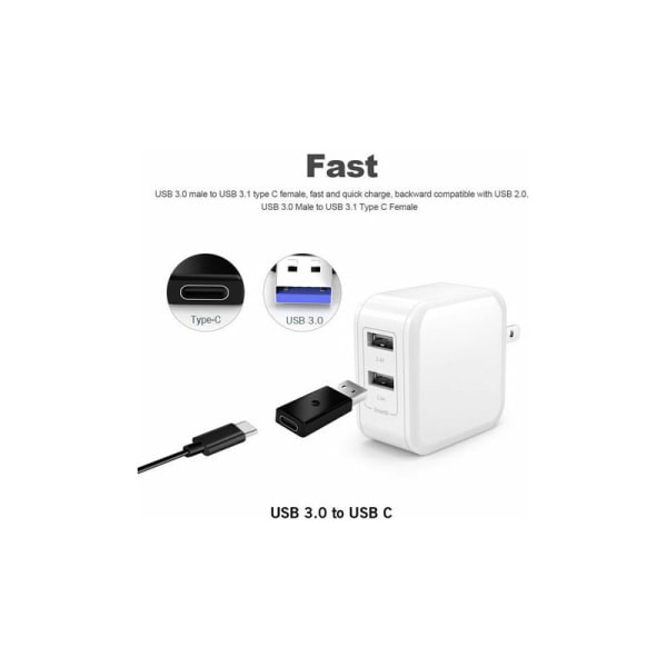 USB 3.0 uros - USB 3.1 tyypin C naaras datamuunnin USB 3.0 - USB C naaras puhelinsovitin Musta The Black DRIVE