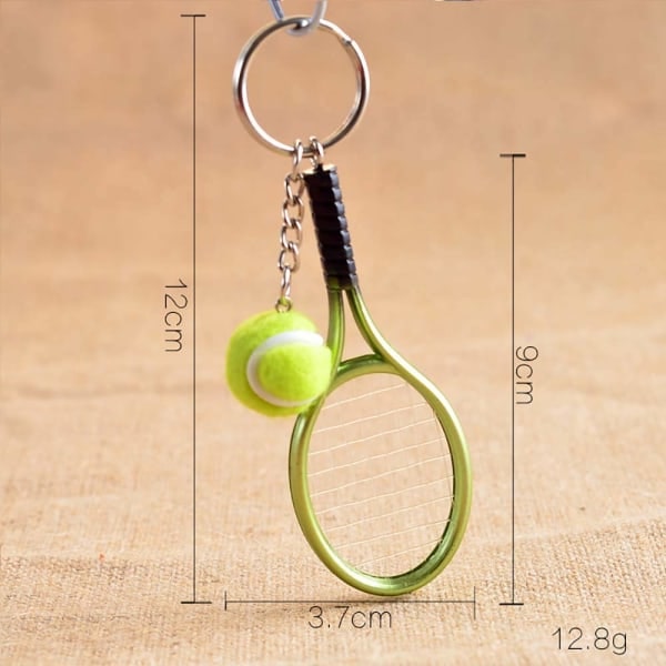 TG Simuleret Tennisracket Nøglering Wimbledon Tennis Konkurrence