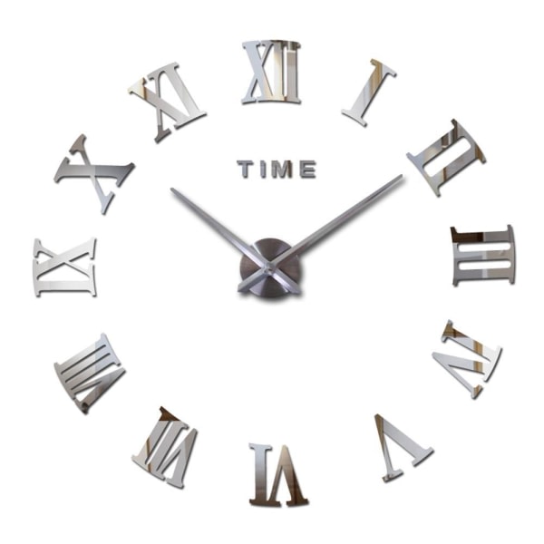 Akryl spegel väggklocka diy klistermärken stilleben klockor vardagsrum klockor heminredning modern kvarts watch