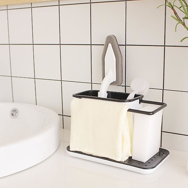 CNE Oppvaskbenk Caddy Organizer, svampstativ Kompatibel