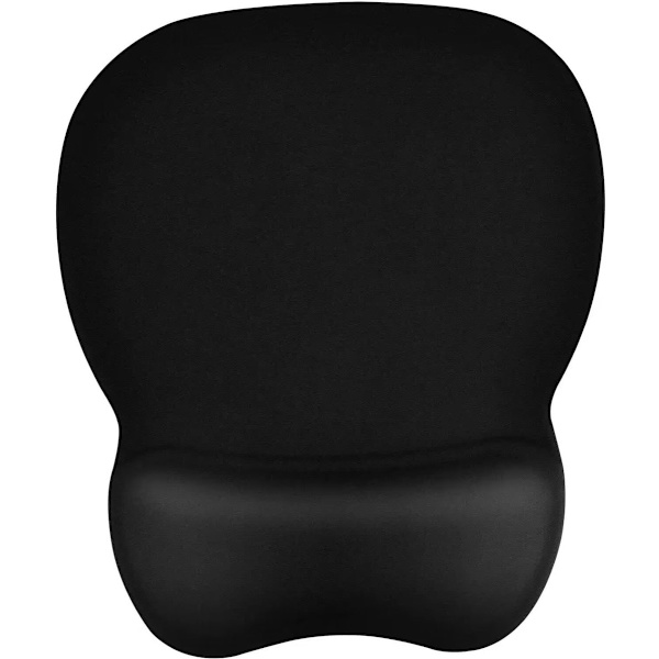 Musemåtte - Musemåtte med håndledsstøtte - Gaming musemåtte - Musemåtte med memory foam håndledsstøtte og skridsikker base - Skridsikker - Gel musemåtte