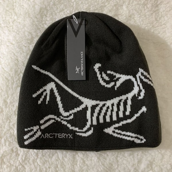 ARC'TERYX Miesten Beanie Casual Lämmin Talvihiihtopipo Tummanharmaa Deep Grey