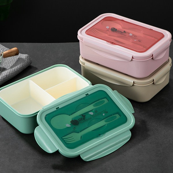 Bento Box, Bento Box Lunchbox för vuxna, Idealisk Läcksäker Lunchbox rosa