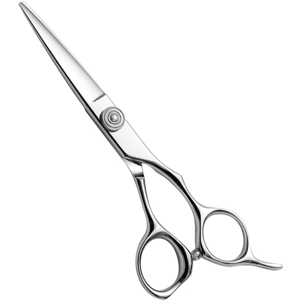 TG 5,5 tums professionell sax för hårklippning - Handgjord frisörsax i stål - rakkniv och förskjutna kanter för att klippa hår