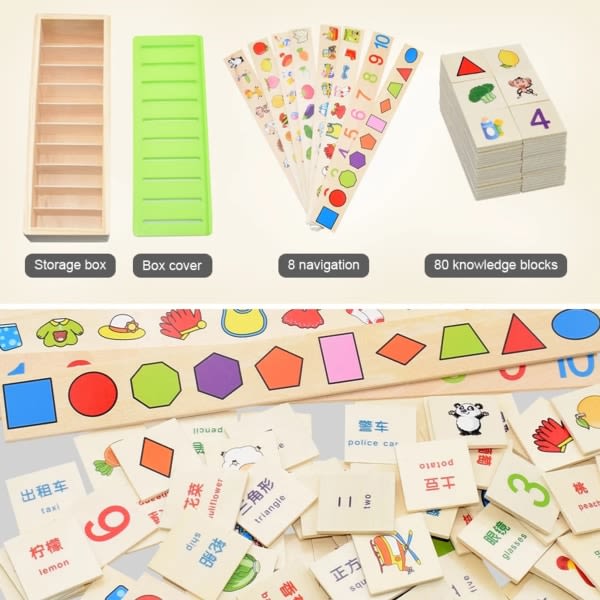Montessori lajittelu Spel Barnspel Barnspel Leksaker