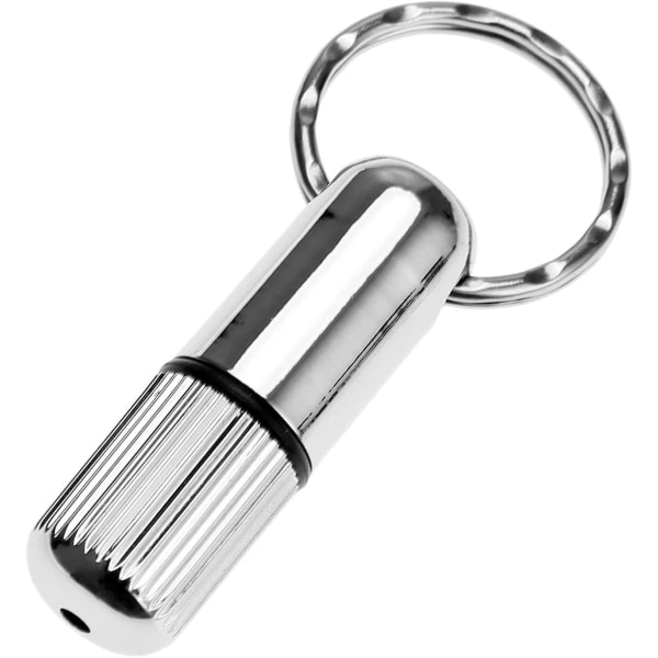 Ciger Punch Drill Silver Väskor Rostfritt Stål Med Nyckelringar