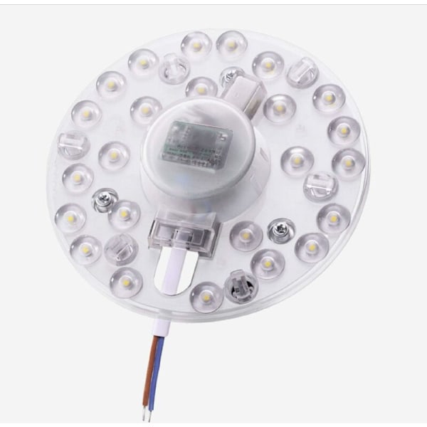 12W Smd5730 LED Kattovalaisin Pyöreä Valomoduli Lamppu Pyöreä Paneeli Ac220V - 12W